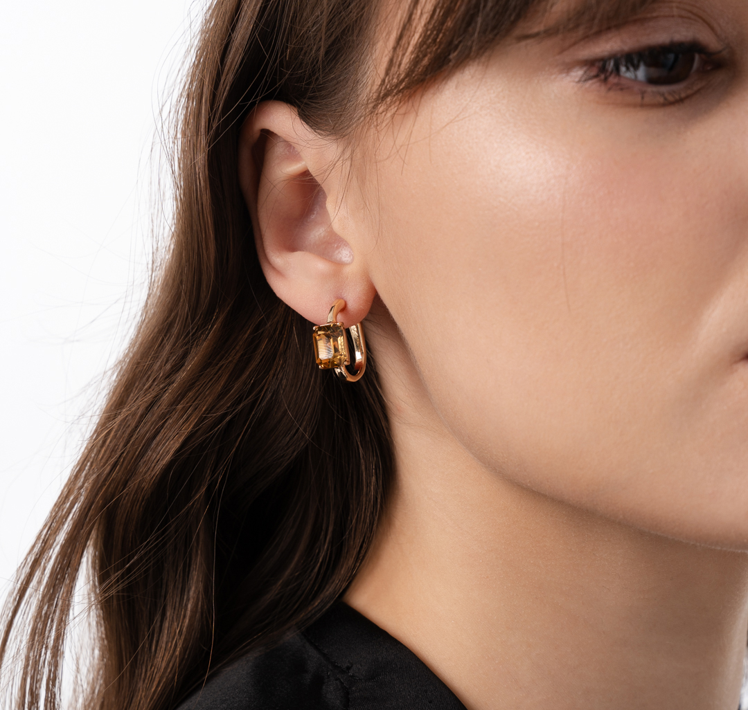 Серьги Мармалато, цвет Золото-бежевый #4