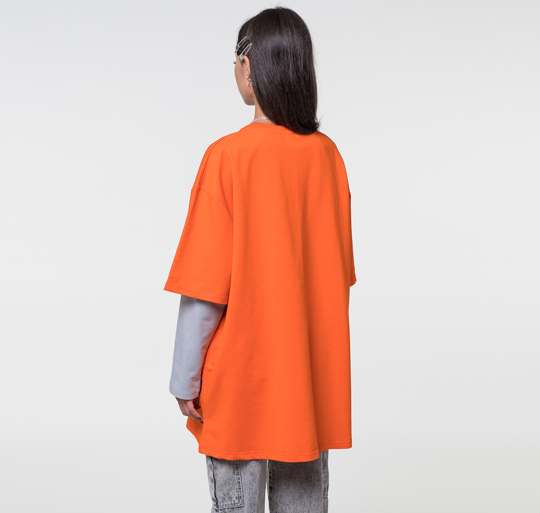 Платье-футболка Мармалато, цвет Оранжевый #4