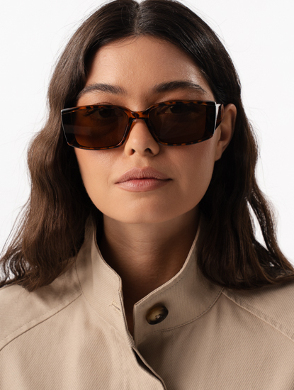 Очки солнцезащитные коричневые