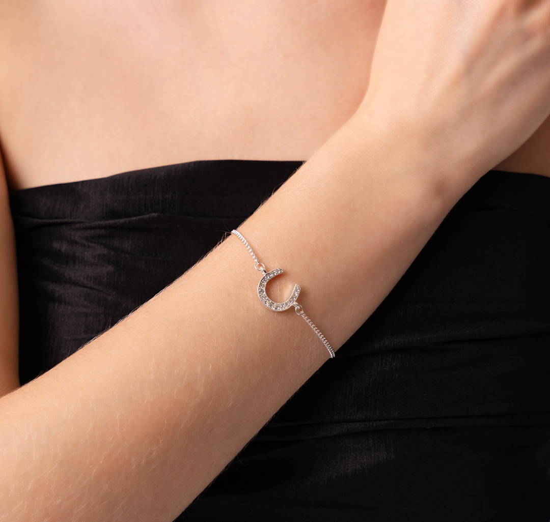 Браслет Мармалато, цвет белое серебро-прозрачный #3