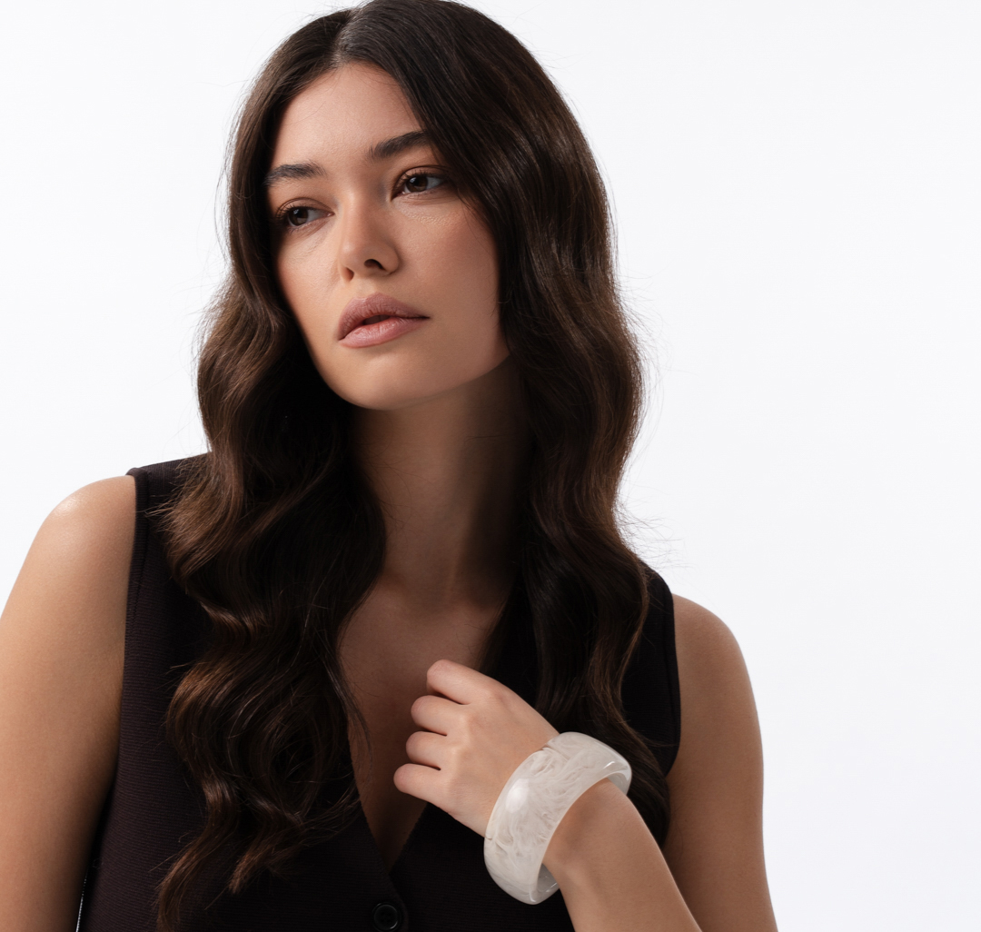 Браслет Мармалато, цвет Бежевый-молочный #2