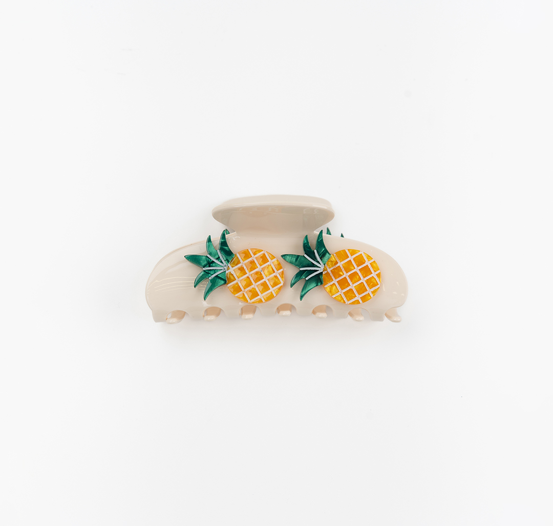 Заколка-краб Мармалато, цвет бежевый-желтый-зеленый #3