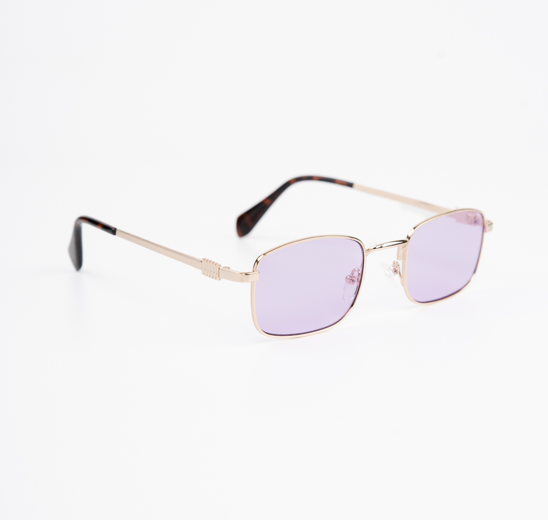 Очки с чехлом Мармалато, цвет фиолетовый-золото #4