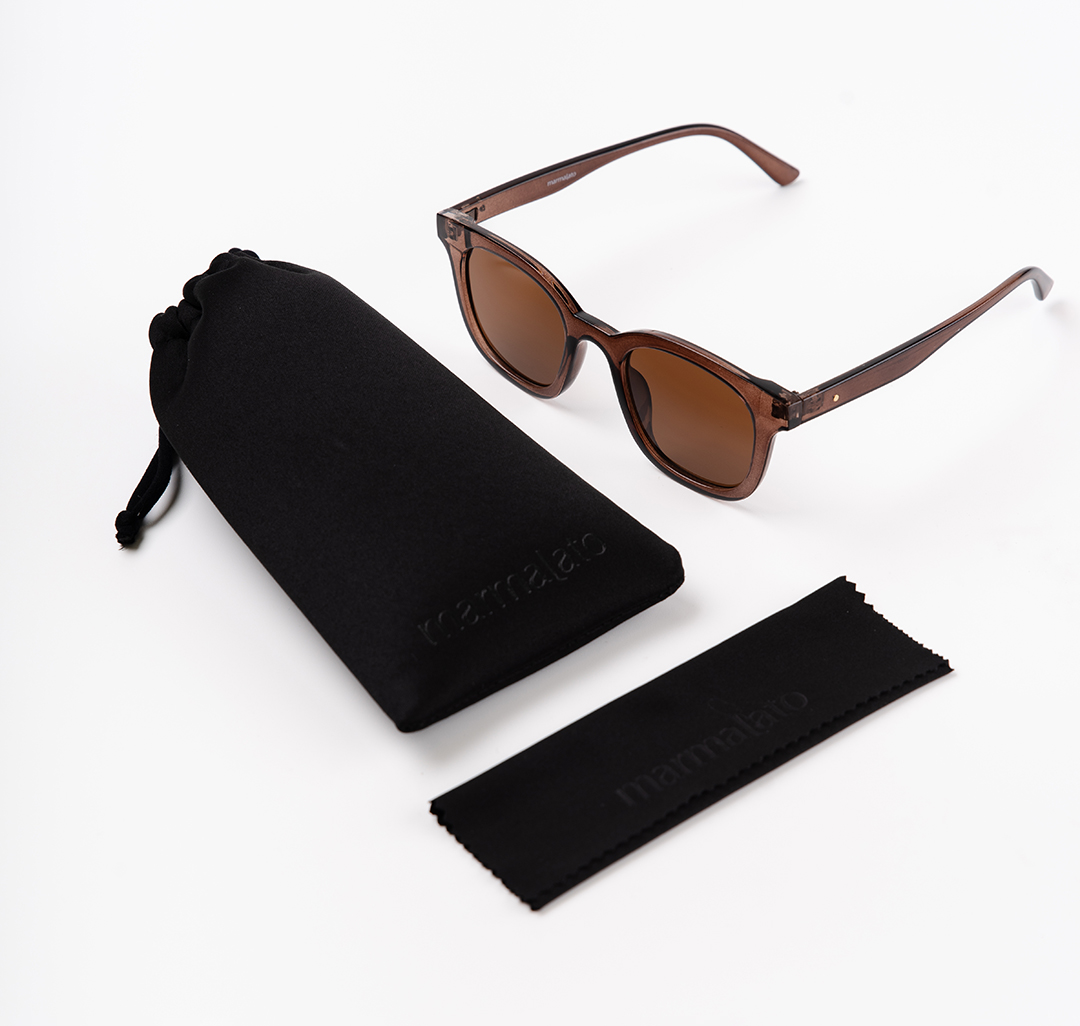 Очки с чехлом Мармалато, цвет Коричневый #7