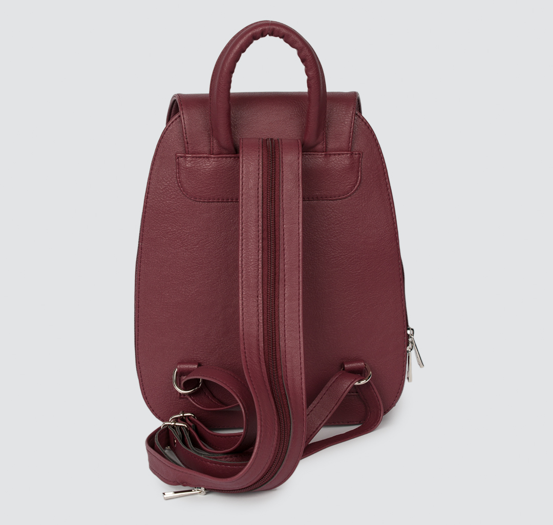 Женский рюкзак из искусственной кожи Мармалато, цвет Винный #4