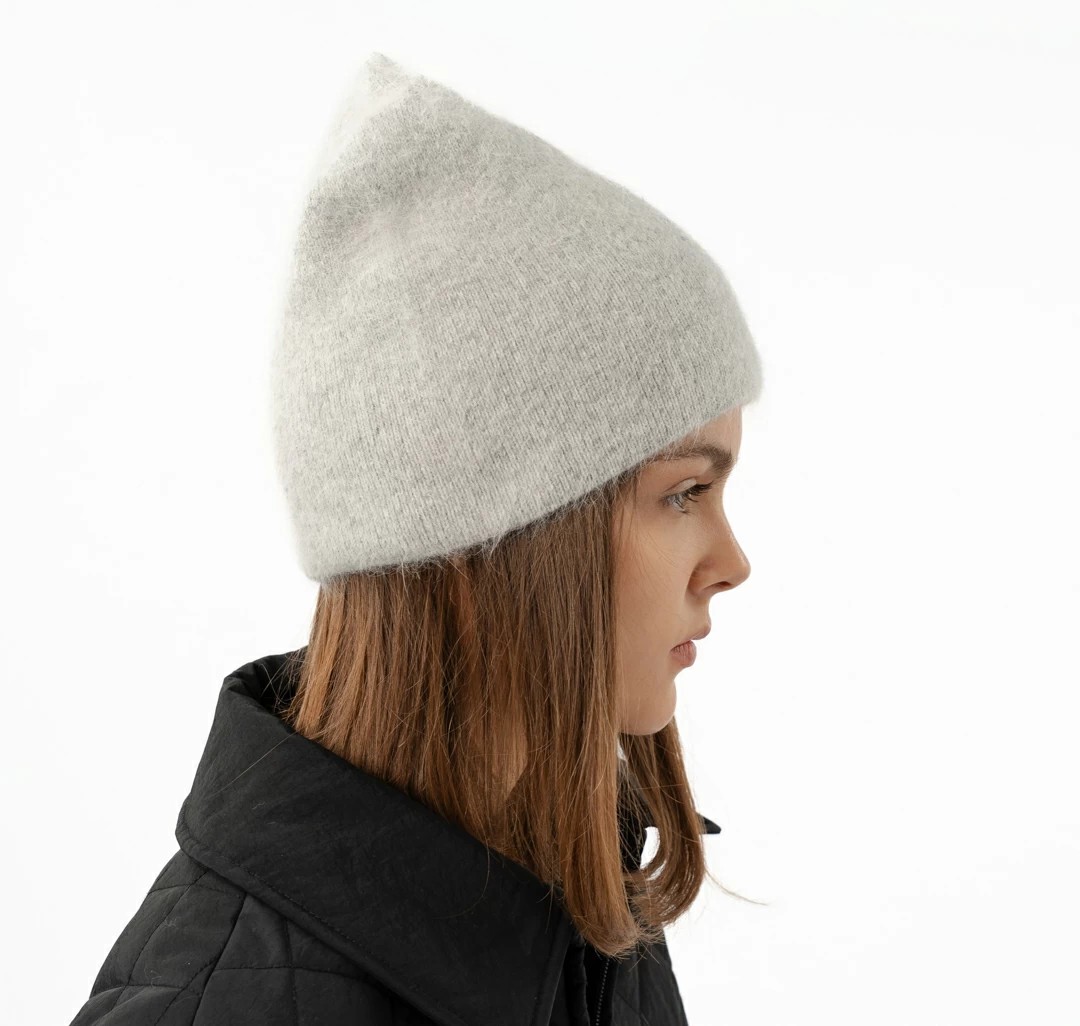 Шапка Мармалато, цвет светло-серый #2