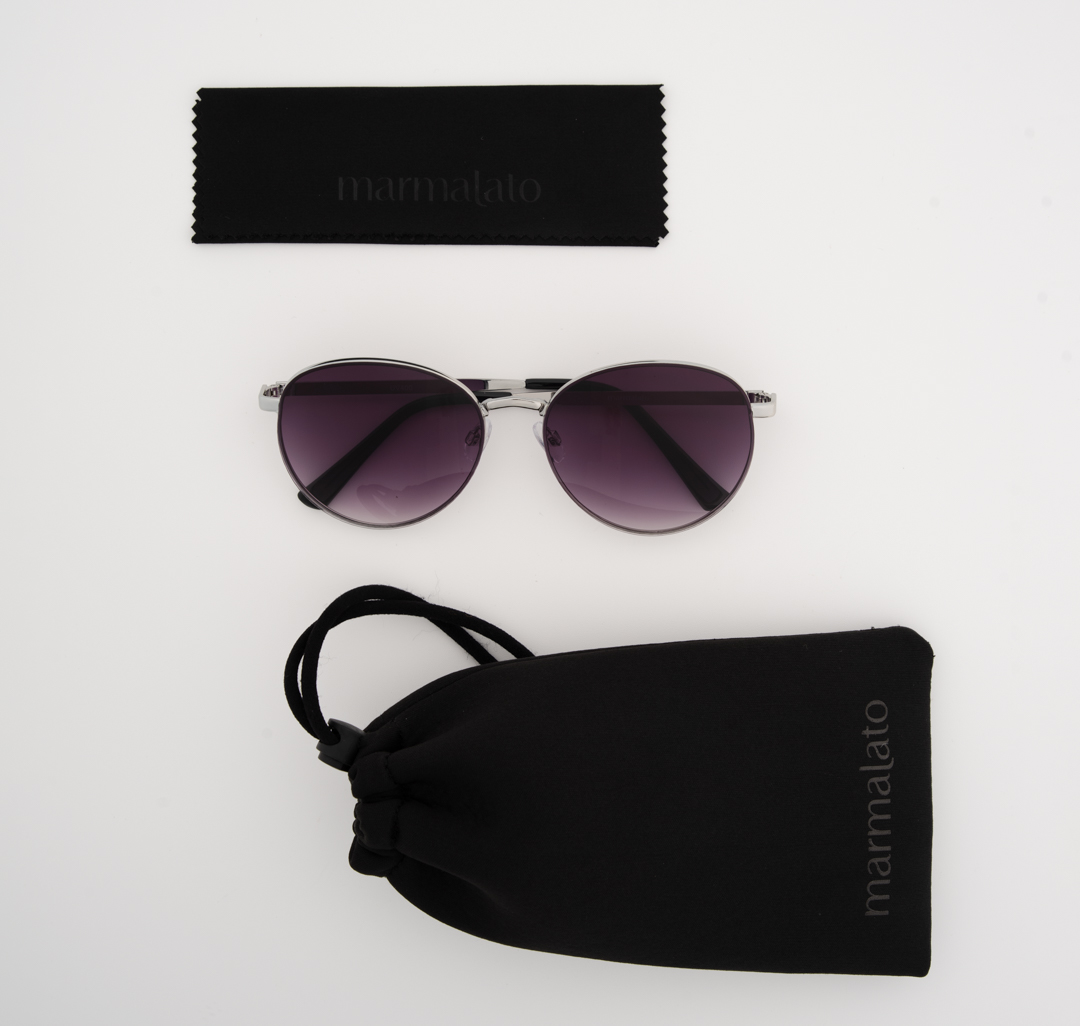 Очки с чехлом Мармалато, цвет черный-серебро #6