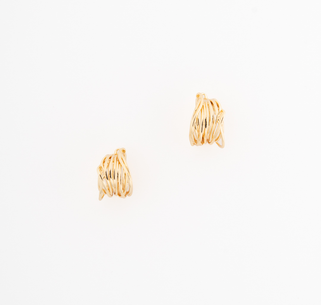 Серьги Мармалато, цвет золото #3