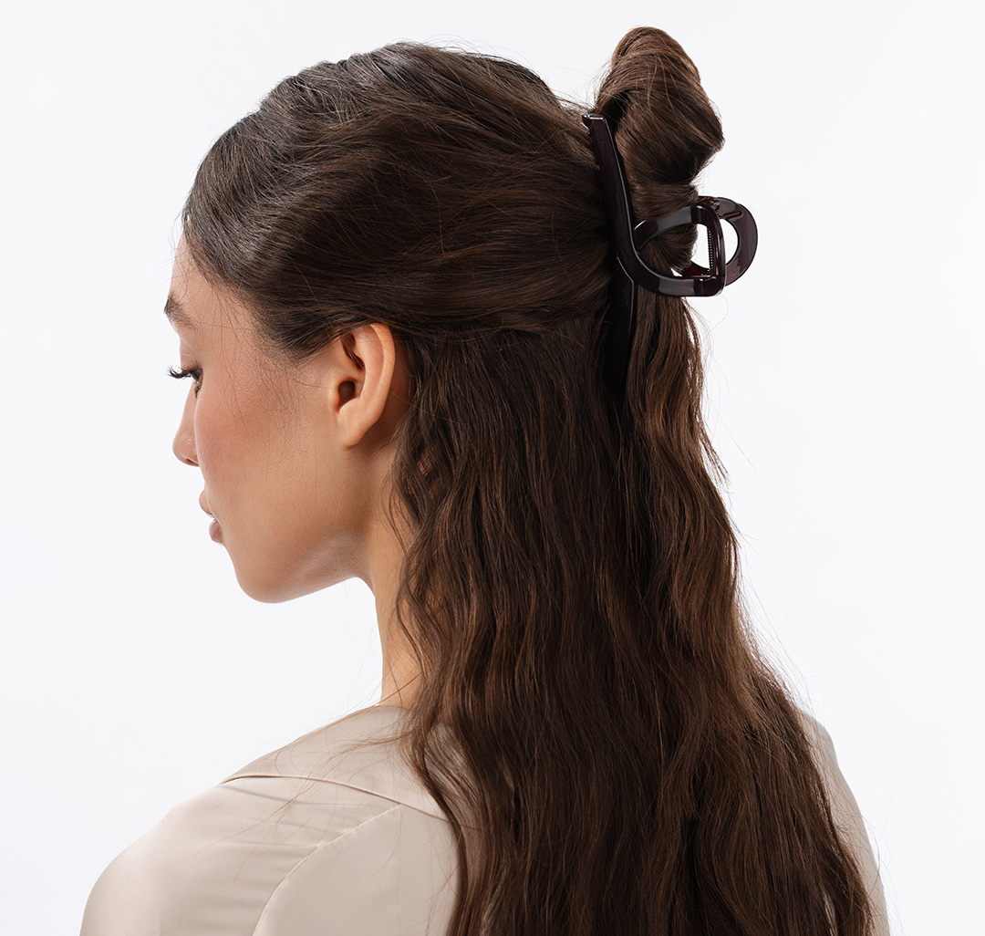 Заколка-краб Мармалато, цвет Темно-винный #4