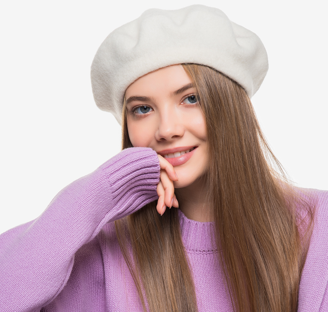 Берет Мармалато, цвет кремовый #1