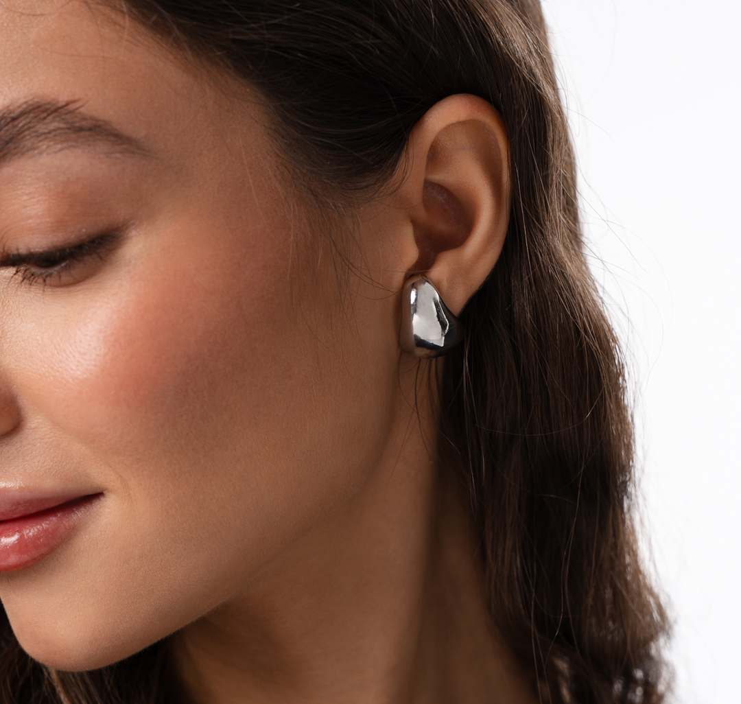 Серьги Мармалато, цвет Серебро #4