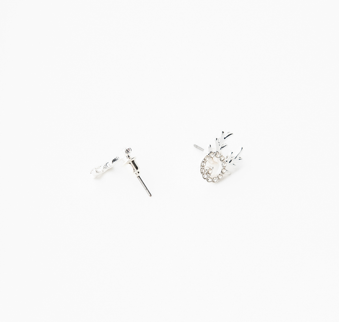 Серьги Мармалато, цвет белое серебро-прозрачный #2