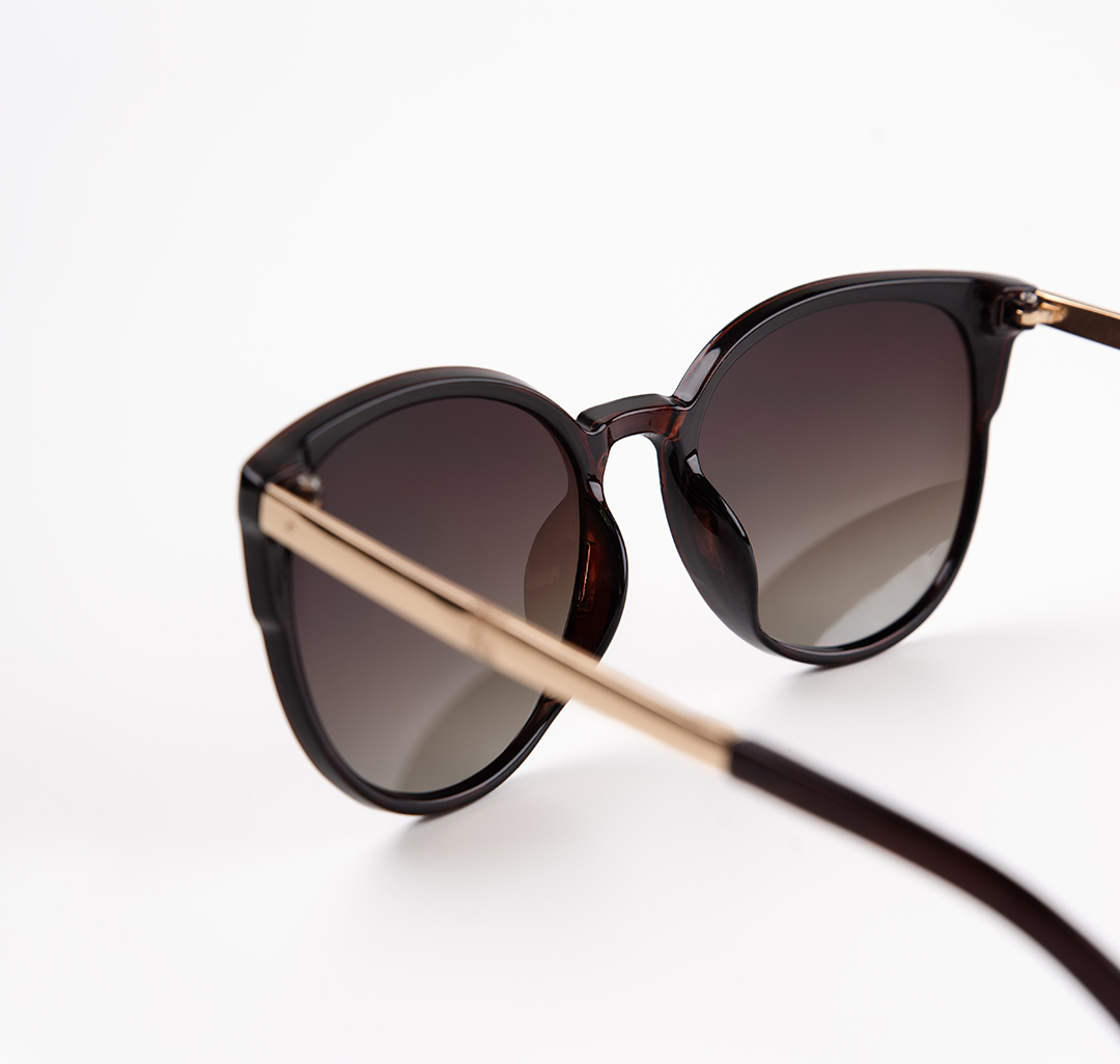 Очки солнцезащитные коричневые-золотые Мармалато, цвет Коричневый-золото #5