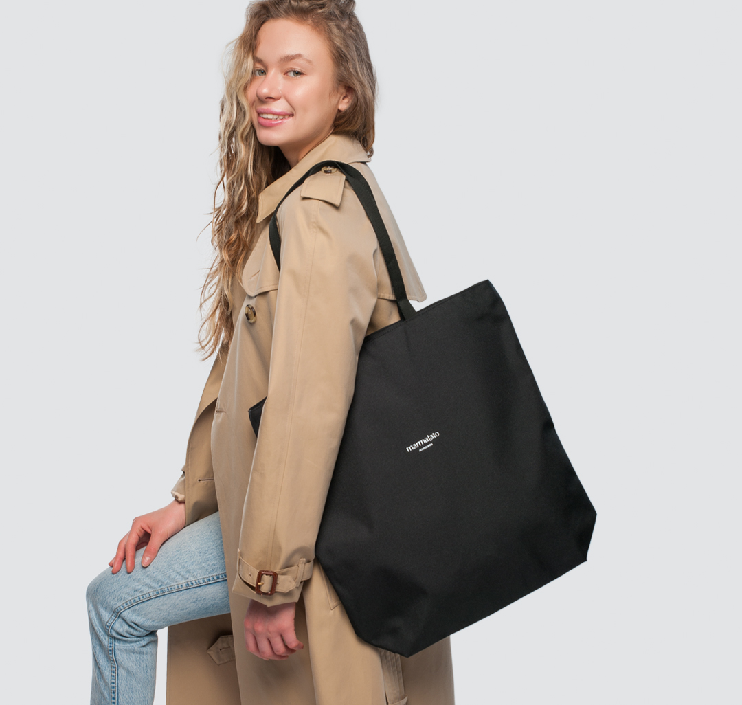 Женская сумка-шоппер на плечо Мармалато, цвет Черный #2