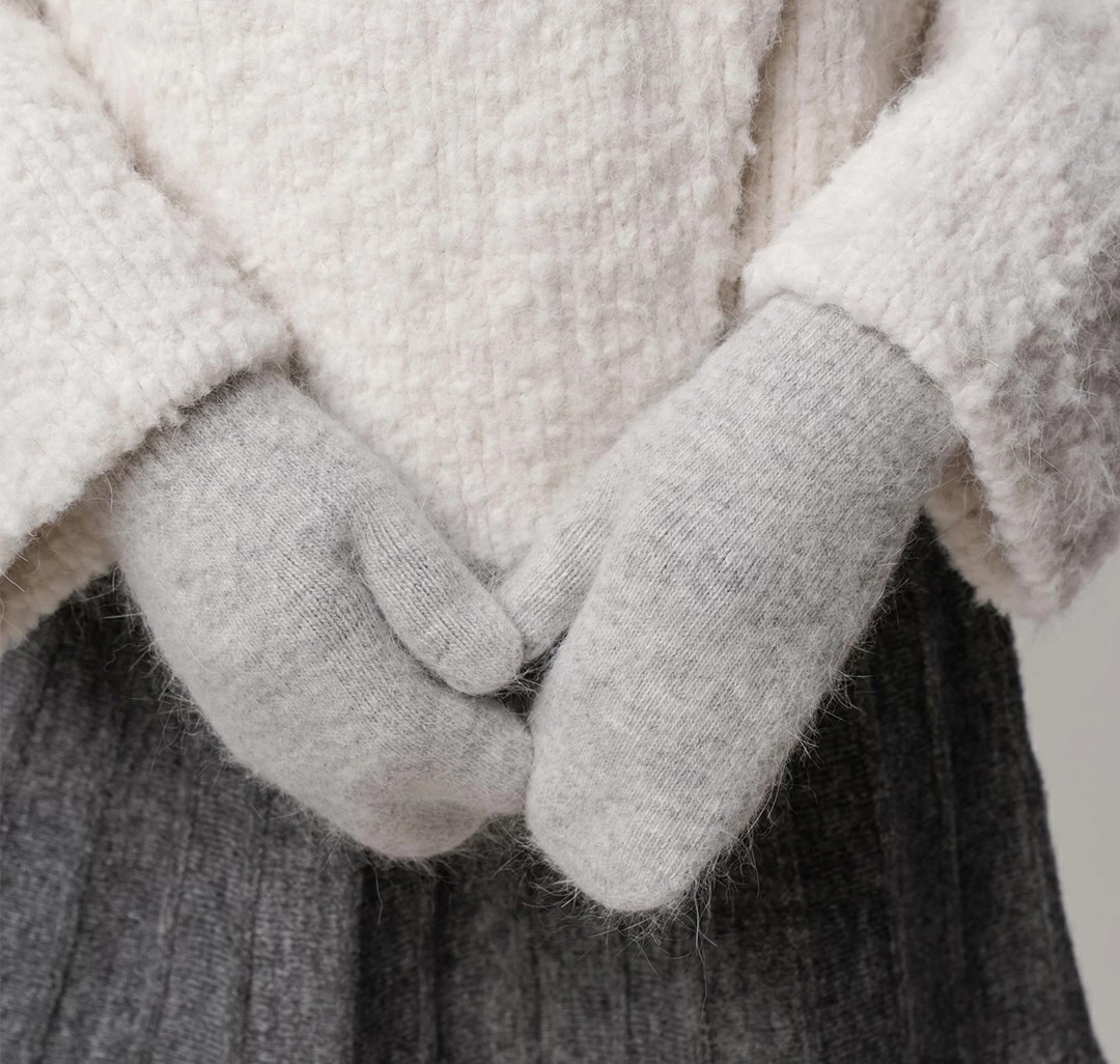 Рукавицы Мармалато, цвет светло-серый #4