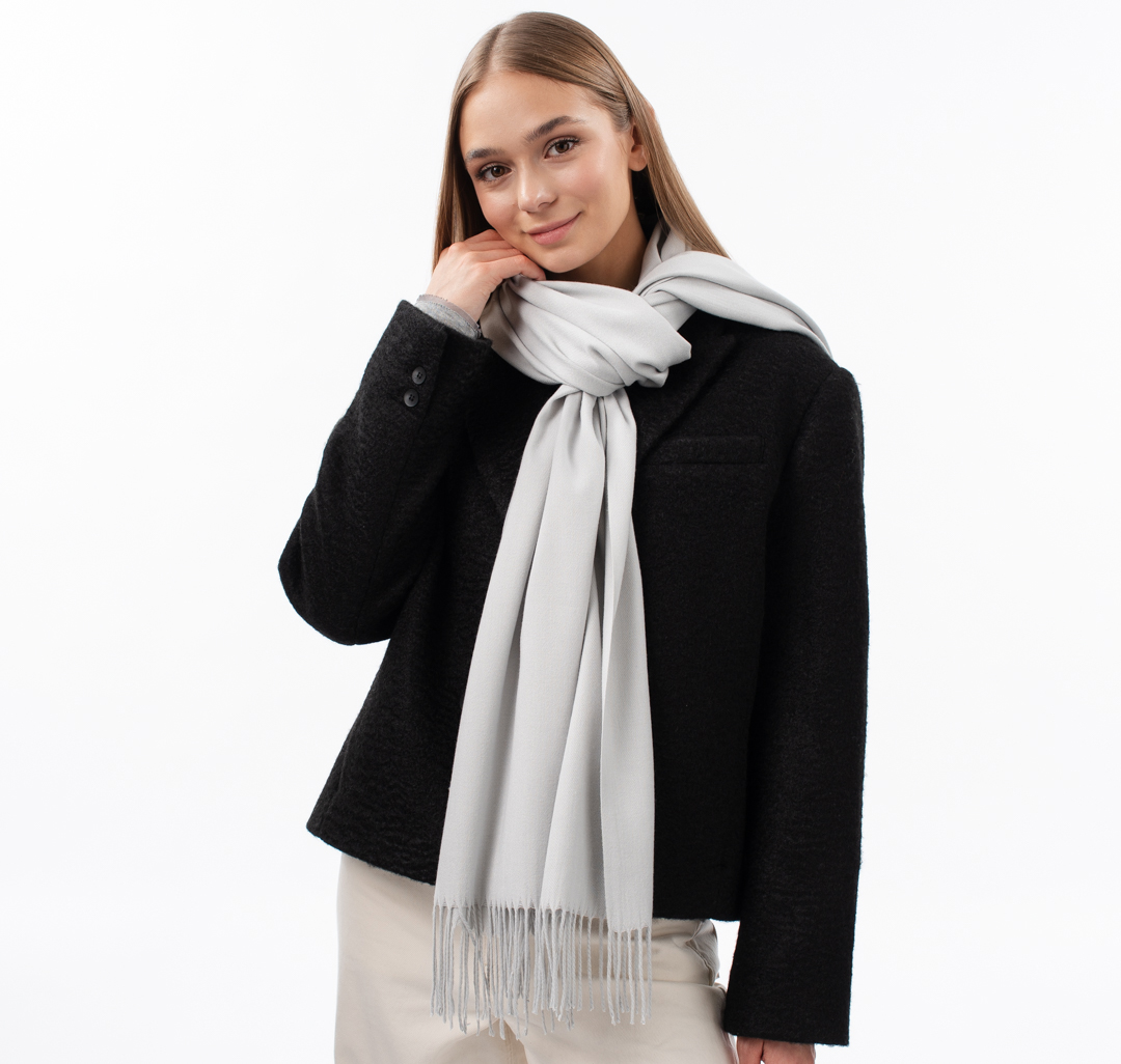 Палантин Мармалато, цвет светло-светло-серый #1