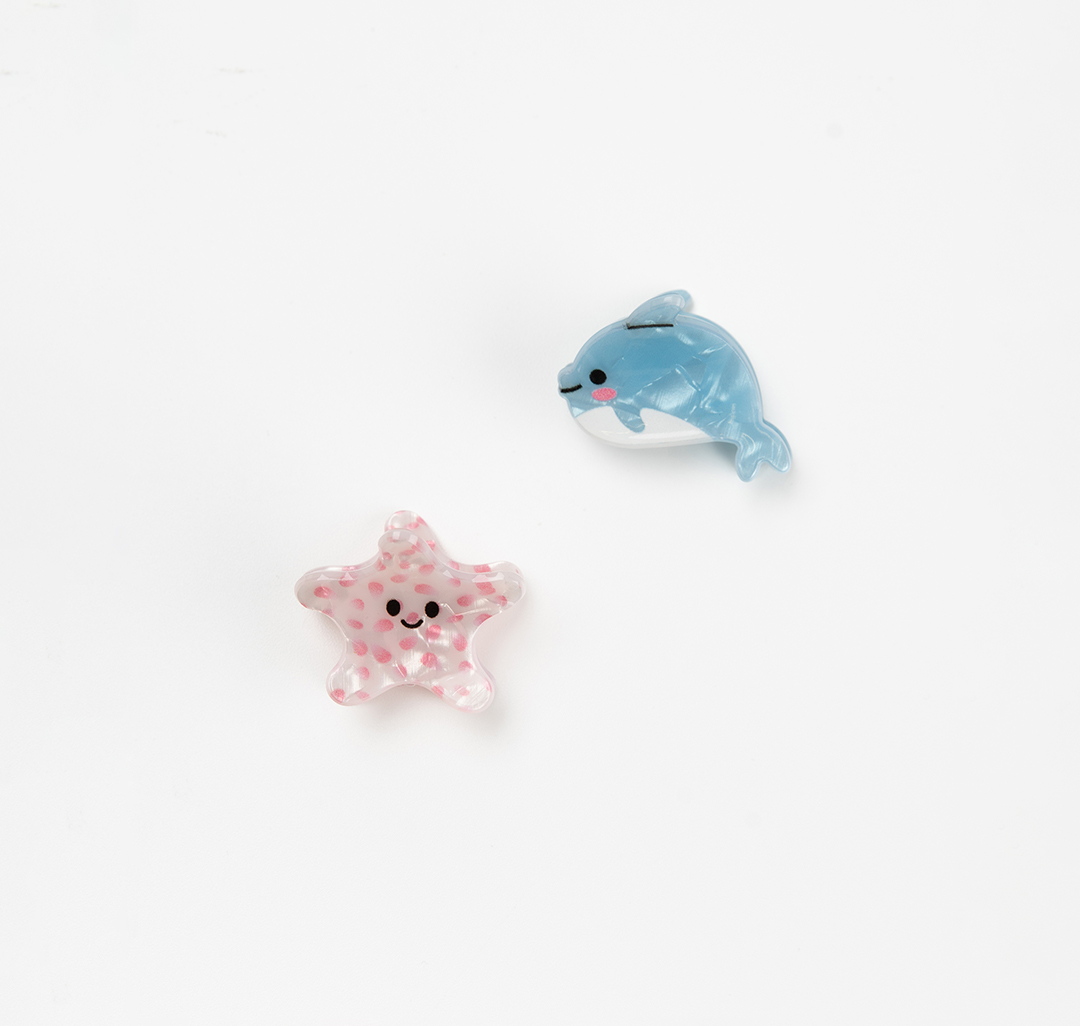 Набор крабов (2 шт) Мармалато, цвет лавандовый-розовый-мультиколор #3