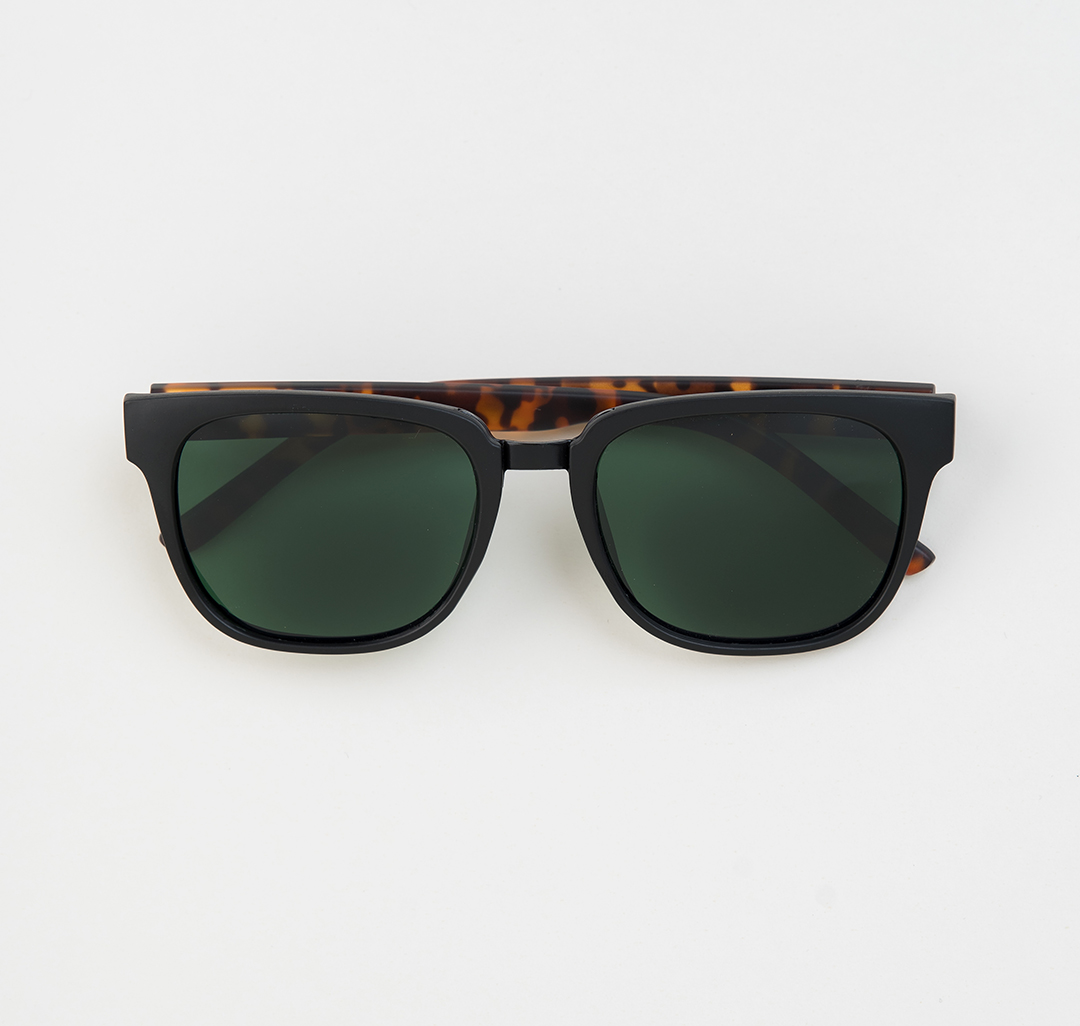 Очки солнцезащитные с поляризацией матовые черные-коричневые Мармалато, цвет матовый черный-коричневый #4