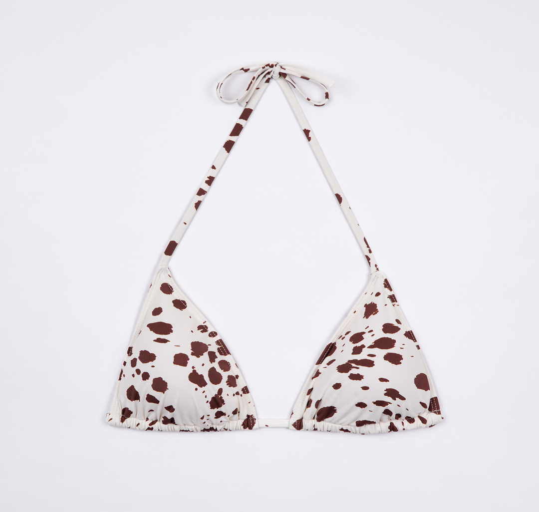 Купальный топ Мармалато, цвет молочный-шоколадный #4