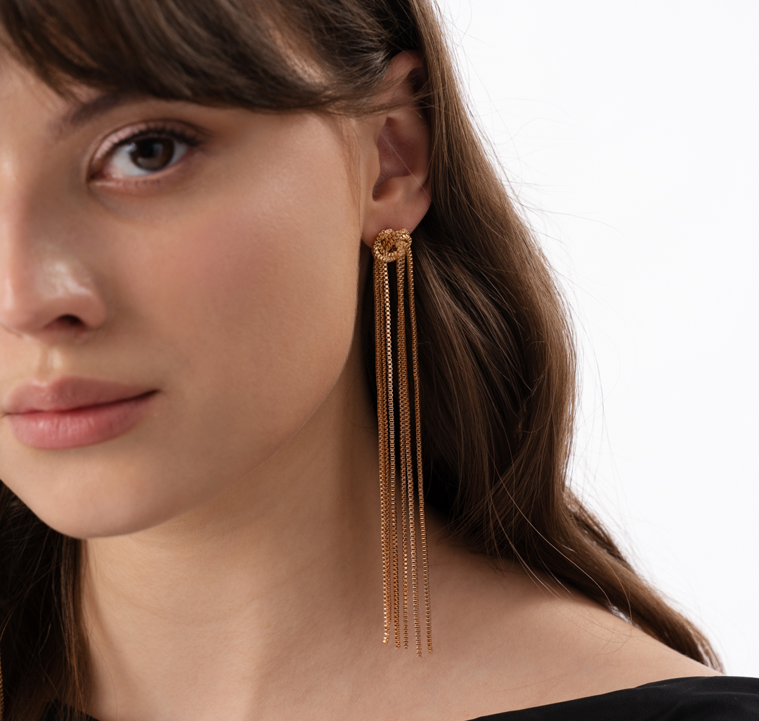 Серьги Мармалато, цвет Золото #4