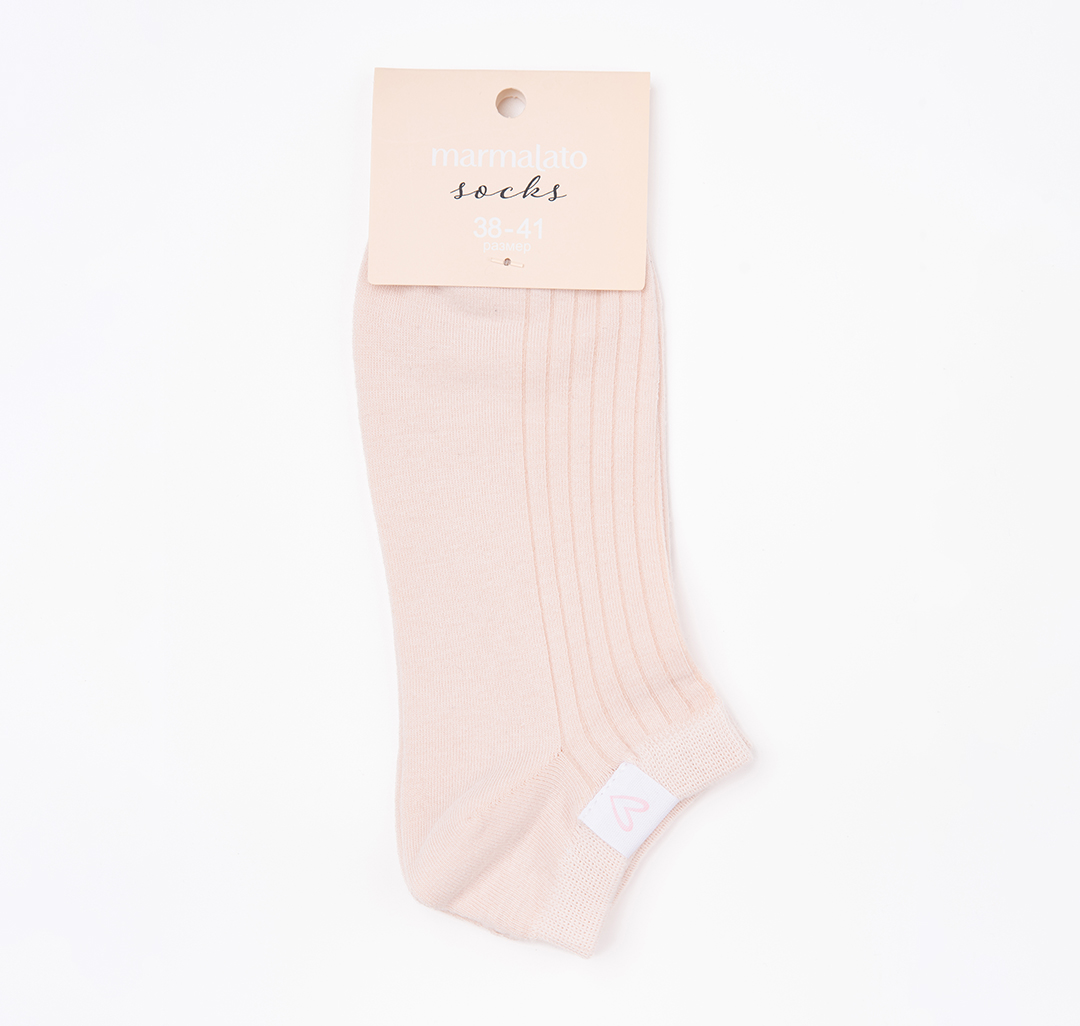 Носки (1 пара) Мармалато, цвет розовый-белый #5