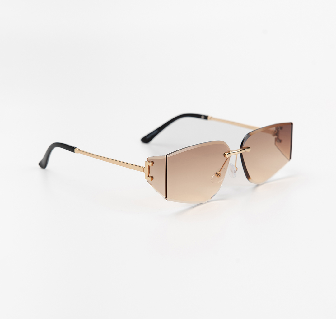 Очки с чехлом Мармалато, цвет светло-коричневый-золото #5