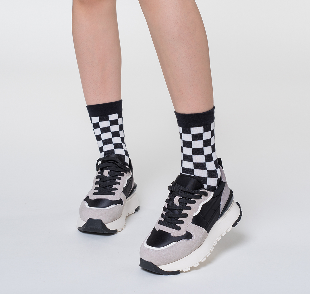 Кроссовки Мармалато, цвет Черный-серый-белый #4