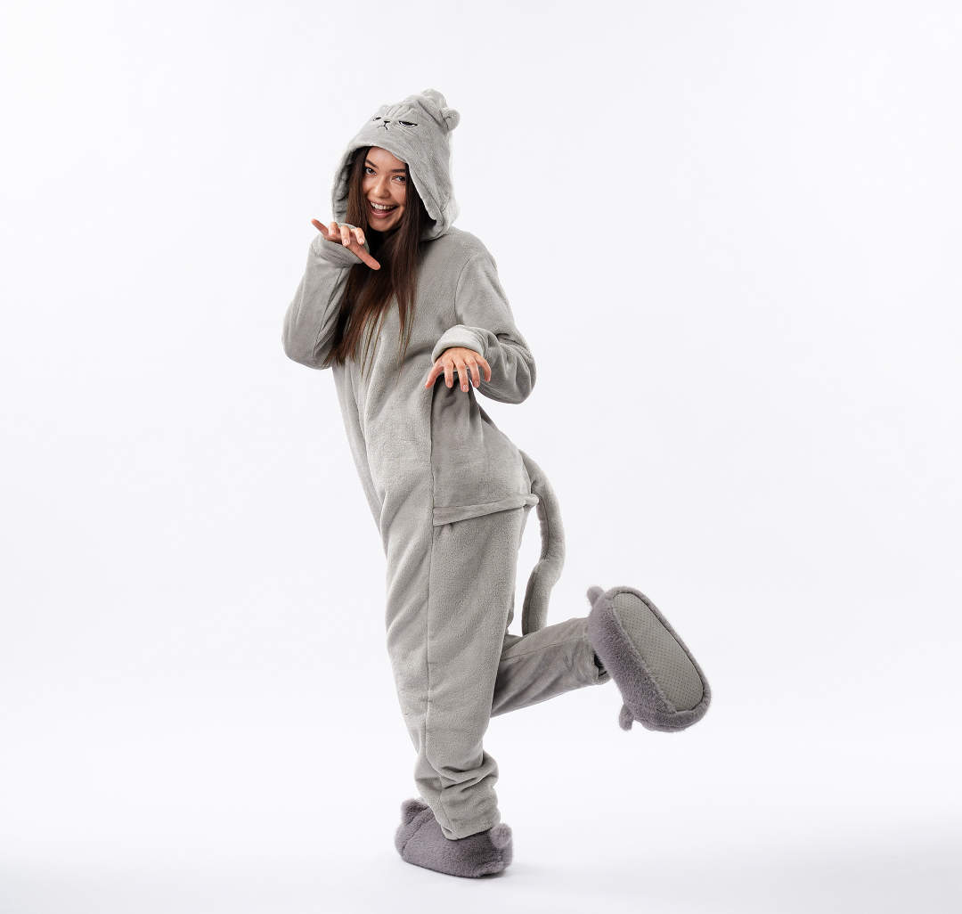 Кигуруми Мармалато, цвет Серый-черный #8