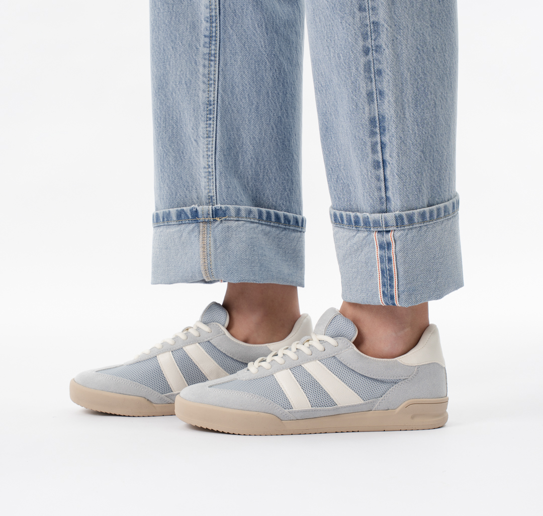 Кеды Мармалато, цвет голубой-бежевый-разноцветный #6