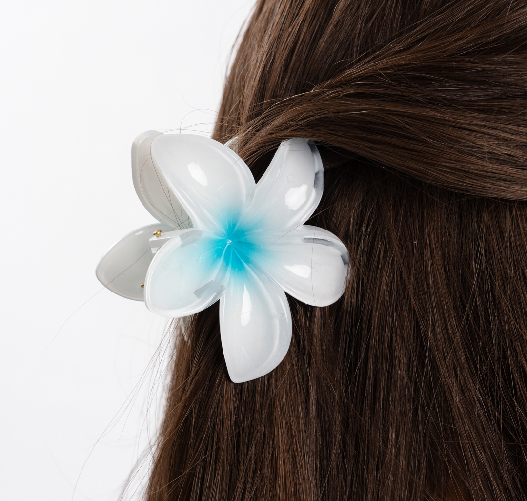 Заколка-краб Мармалато, цвет голубой-синий #2