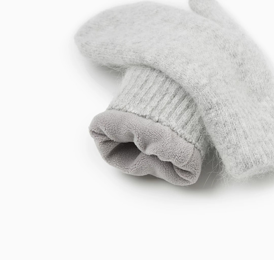 Рукавицы Мармалато, цвет светло-серый #2