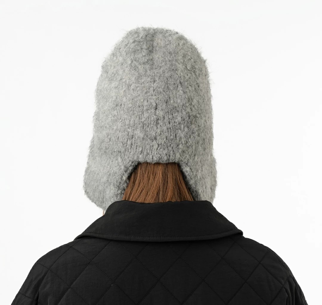 Шапка-ушанка Мармалато, цвет Светло-серый #3