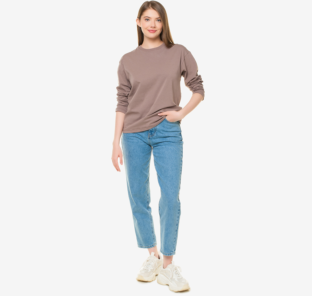 Лонгслив Мармалато, цвет Кофейный #6