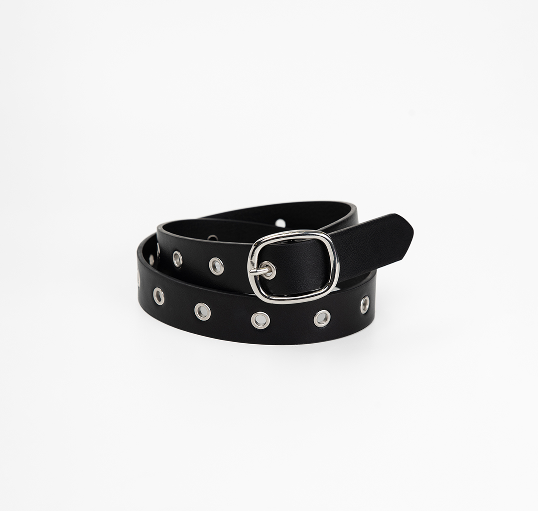 Ремень Мармалато, цвет черный-серебро #1