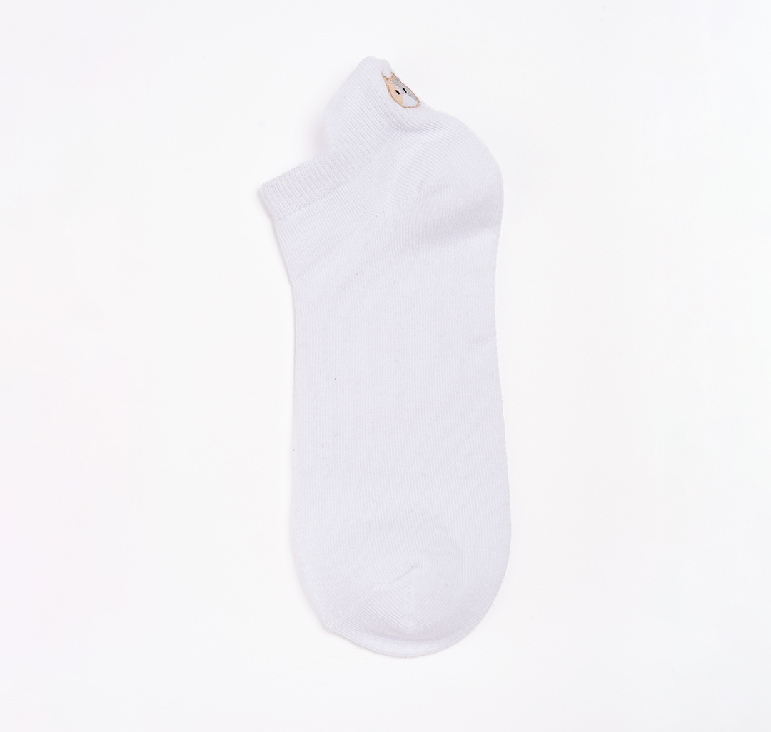 Носки (1 пара) Мармалато, цвет белый-оранжевый-разноцветный #1