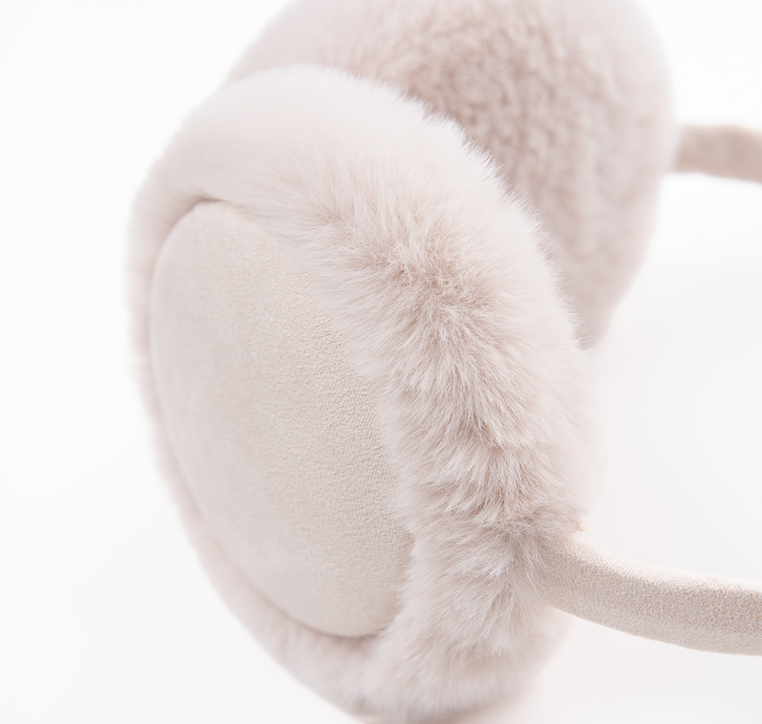 Наушники меховые Мармалато, цвет светло-бежевый #5