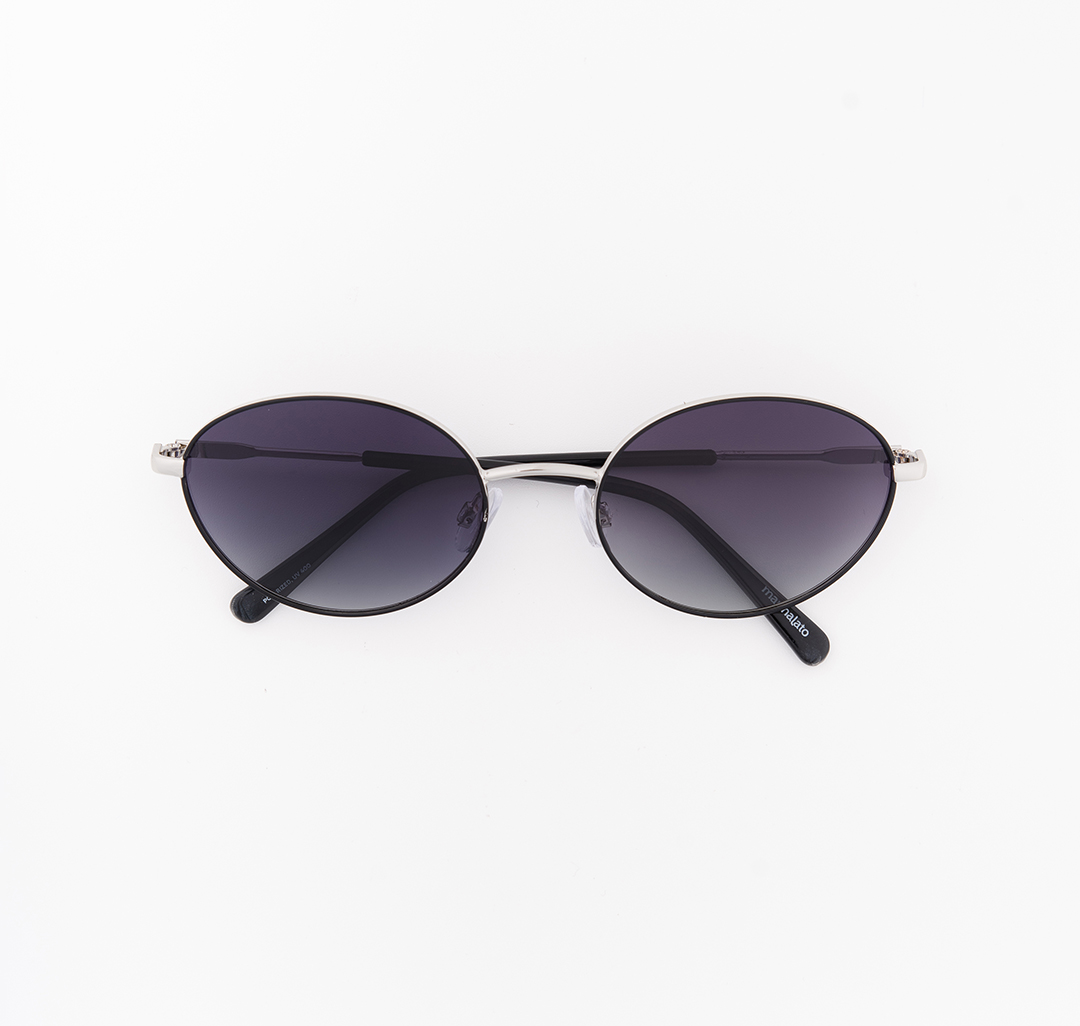 Очки солнцезащитные с поляризацией черные-СЕРЕБРО Мармалато, цвет Черный-серебро #4