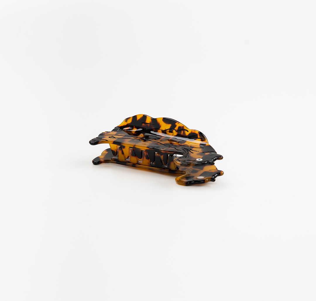 Заколка-краб Мармалато, цвет коричневый-черный #4