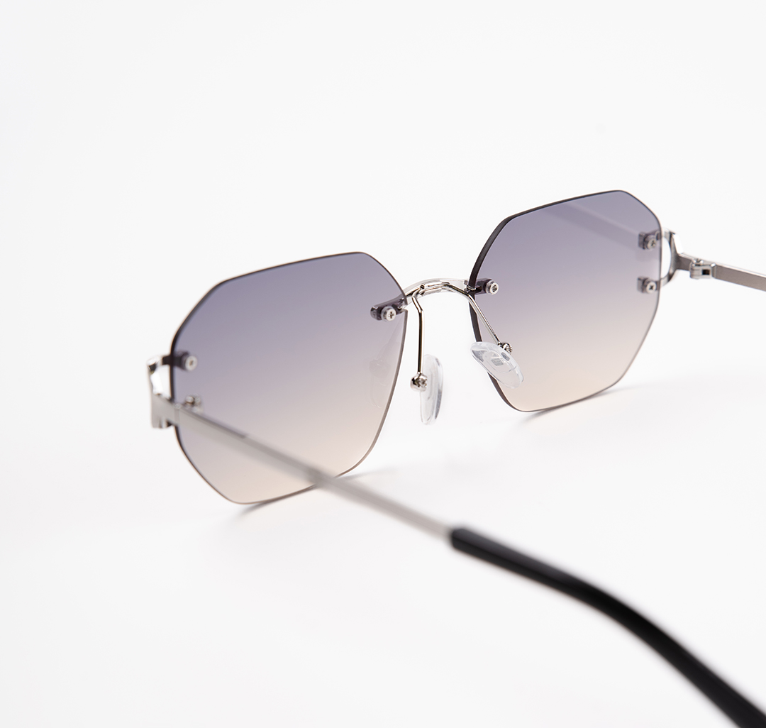 Очки солнцезащитные черные Мармалато, цвет Черный-бежевый-серебро #5