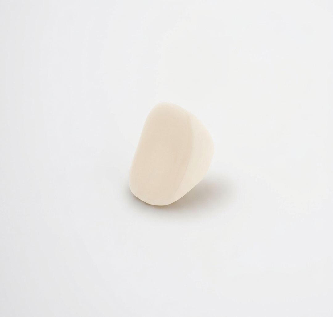 Кольцо Мармалато, цвет молочный #4