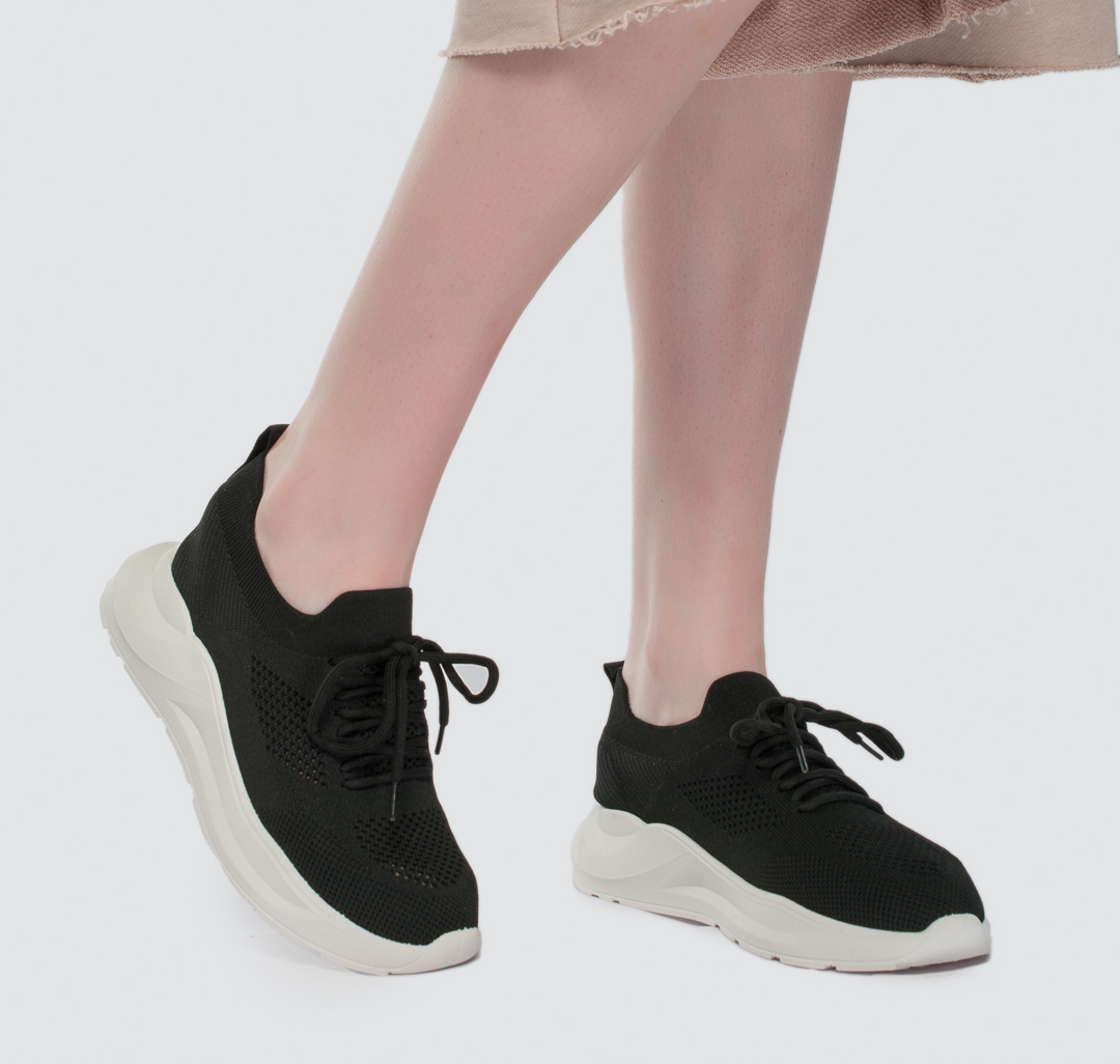 Женские текстильные кроссовки Мармалато, цвет Черный #2