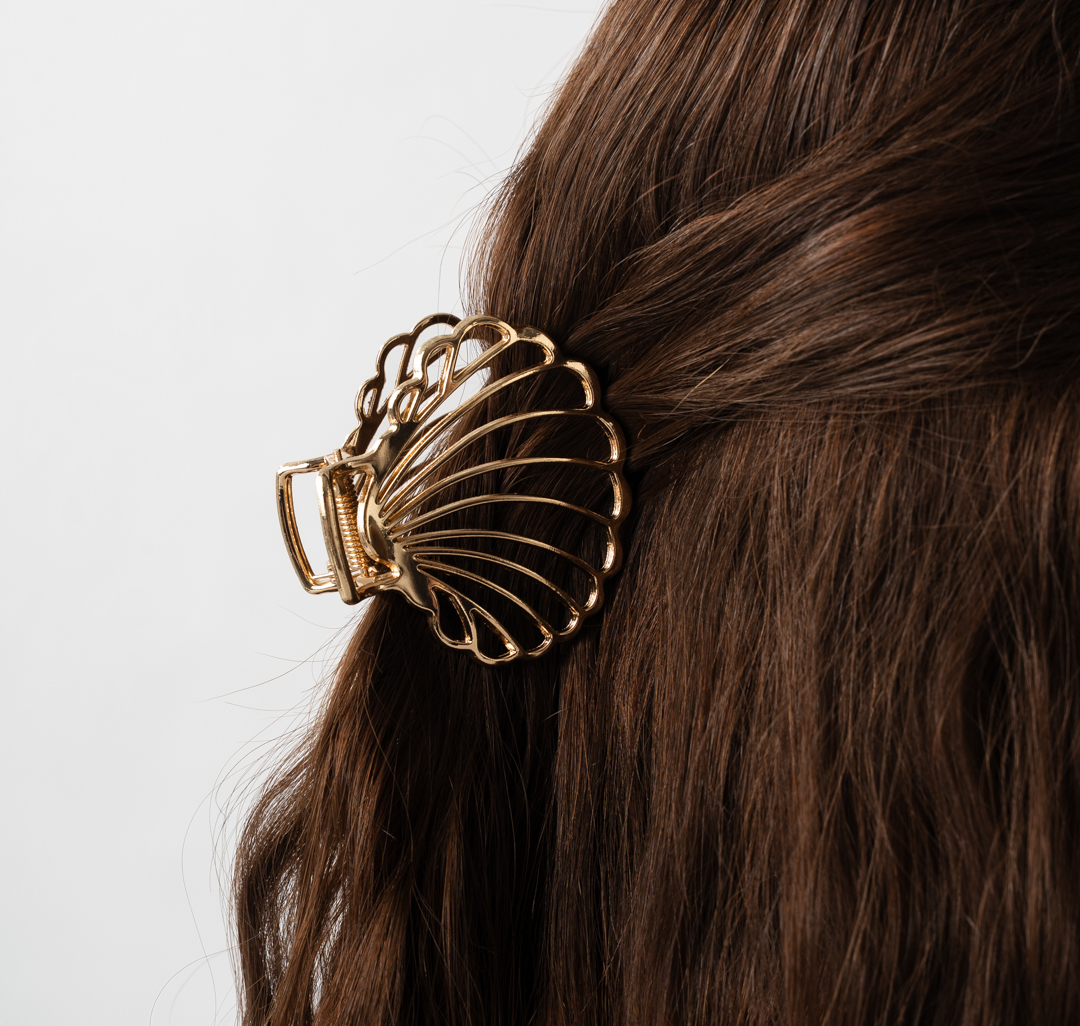 Заколка-краб Мармалато, цвет золото #2