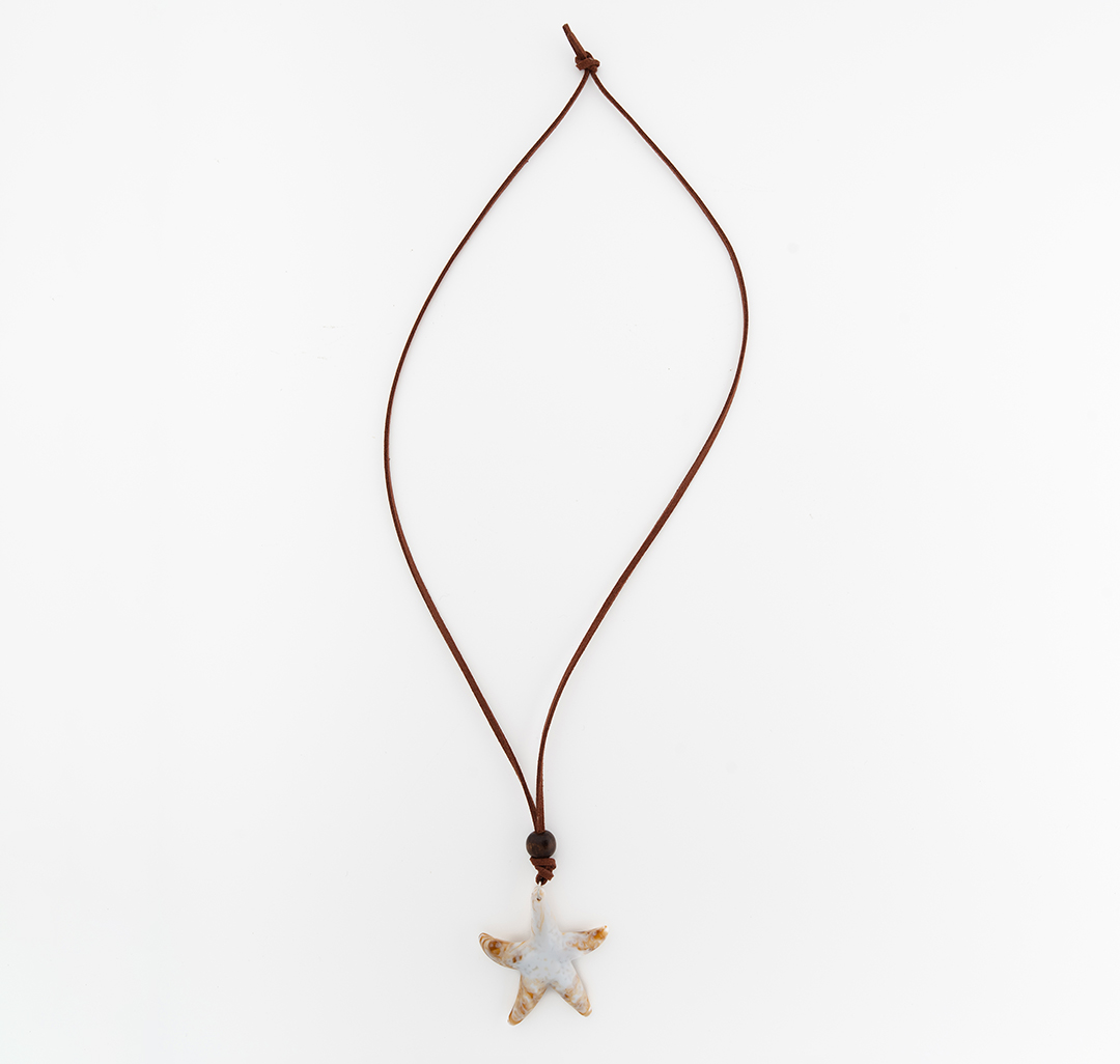 Колье Мармалато, цвет коричневый-бежевый #3