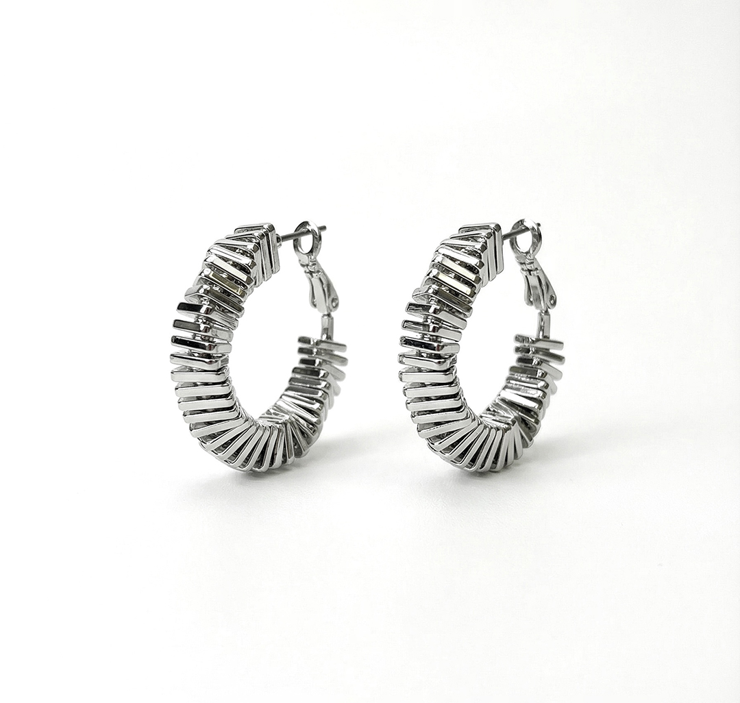 Серьги Мармалато, цвет Серебро #2