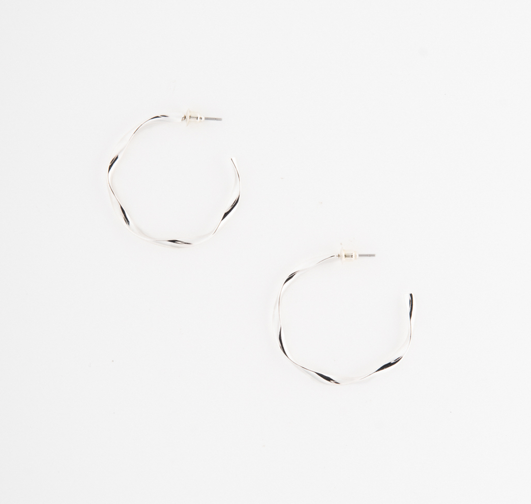 Серьги Мармалато, цвет Белое серебро #1