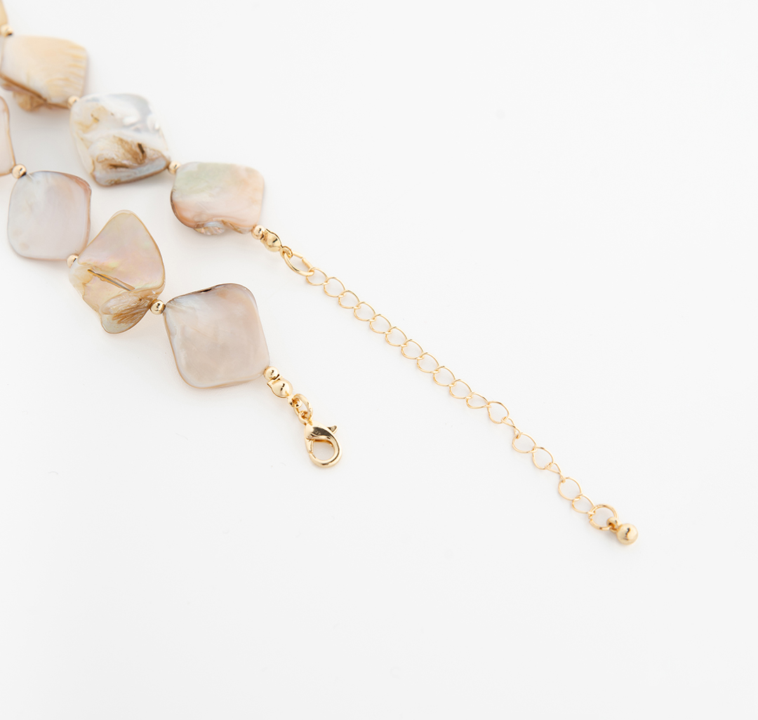 Колье Мармалато, цвет бежевый-золото #5