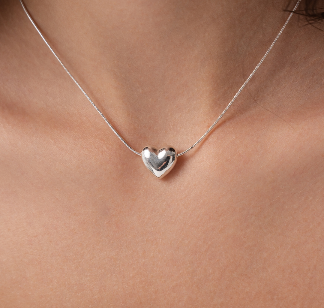 Колье Мармалато, цвет белое серебро #2