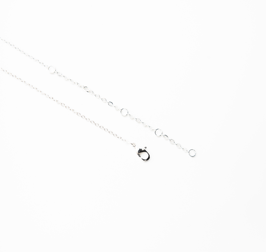 Колье Мармалато, цвет Белое серебро-прозрачный #3