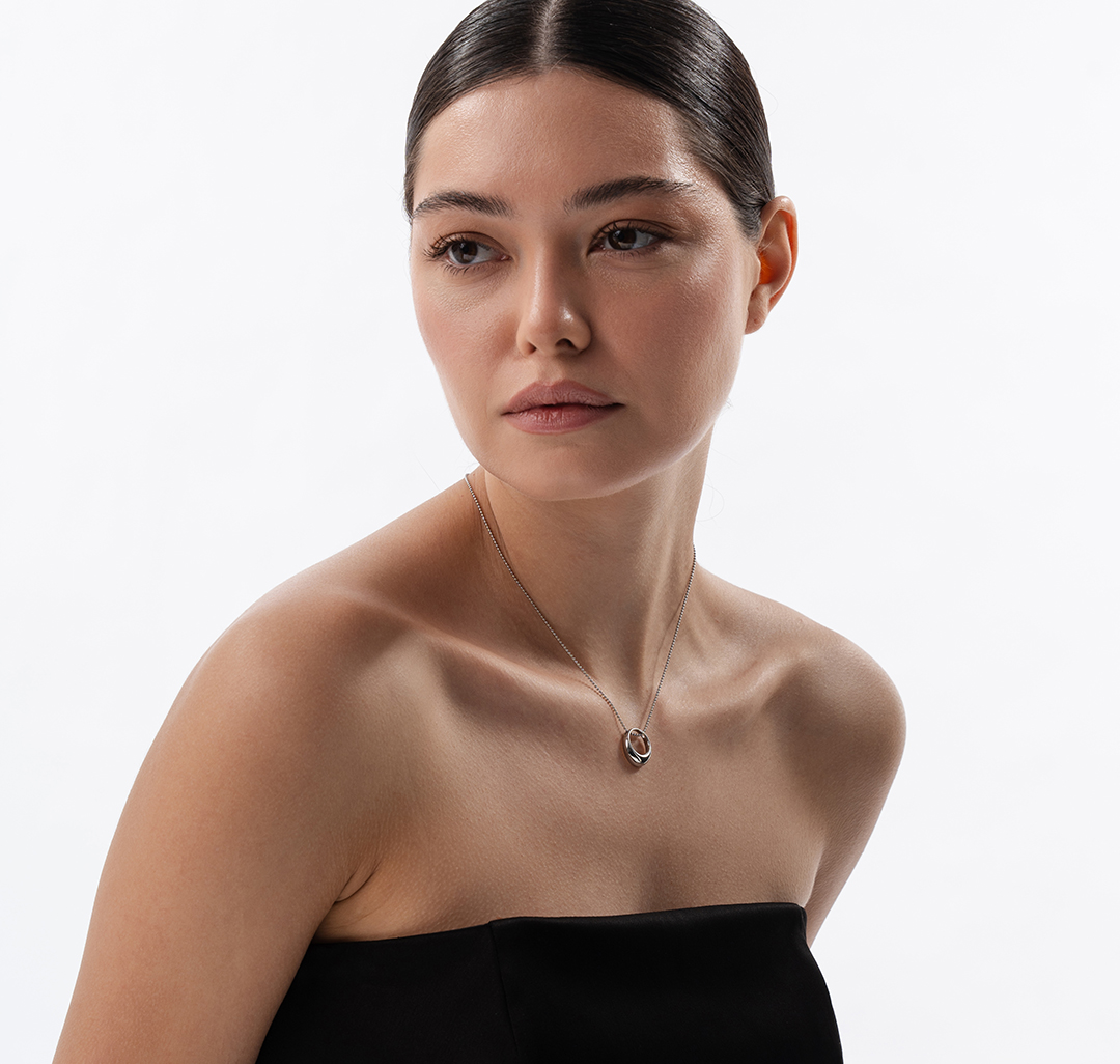 Колье Мармалато, цвет Серебро #4