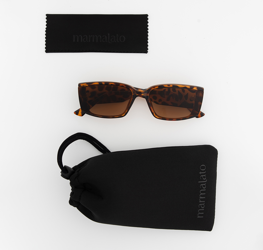 Очки солнцезащитные коричневые Мармалато, цвет коричневый #7